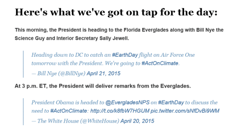 WhiteHouse-EarthDay 2015