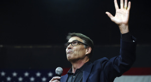 Republican presidential candidate, former Texas Gov. Rick Perry speaks during a campaign stop at Anderson Christian School on Thursday, Aug. 13, 2015, in Anderson, S.C. (AP Photo/Rainier Ehrhardt)