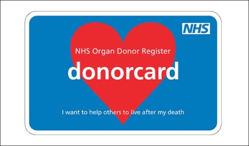donor card