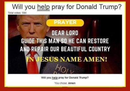 Donald prayer