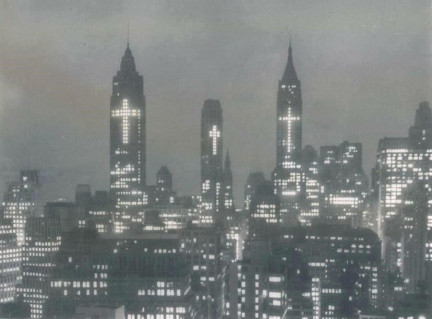 NY skyline 1956