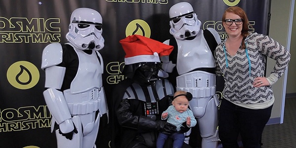 Have your baby's picture taken with Star Trooper "Magi"