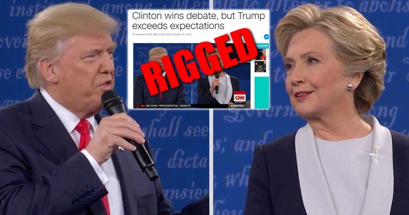 CNN Rigs Its Own Poll AGAIN to Claim Clinton Won the Debate