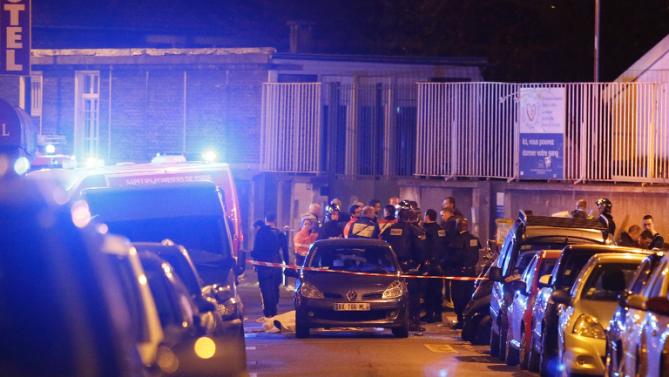Security cordon off the area close to Rue Bichat following several attacks in the French capital Paris, on November 13, 2025