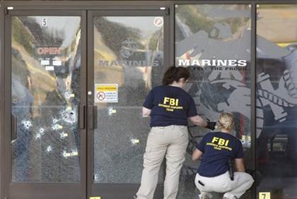 Site of Tennessee shooting by Muhammod Youssuf Abdulazeez