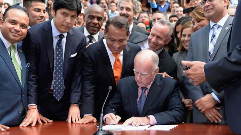 Gov. Jerry Brown Loves the Illegals. Now they can vote!