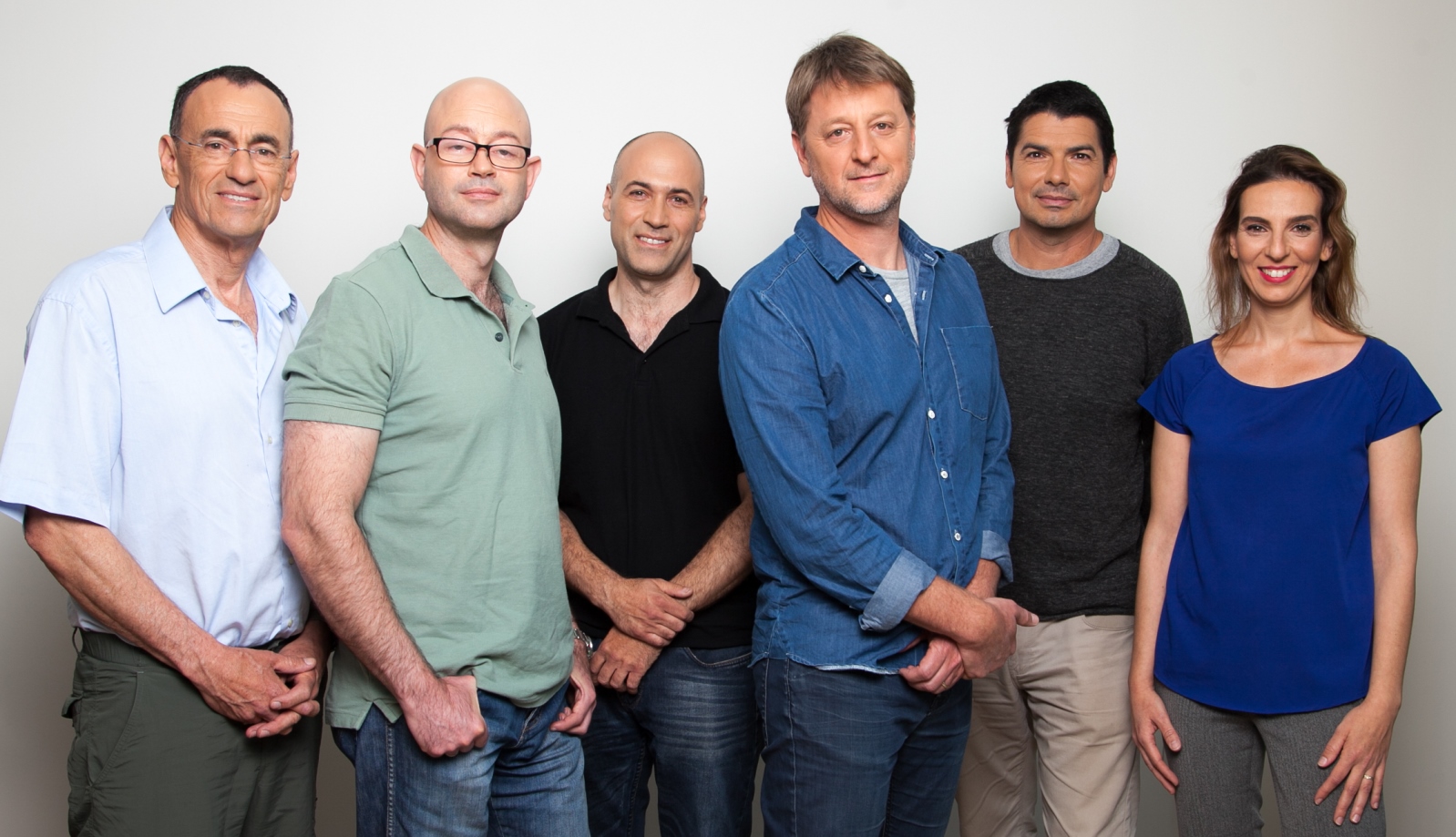 The DeepOptics team, with CEO Yariv Haddad in center. Photo by Noa Zeni The DeepOptics team, with CEO Yariv Haddad in center. Photo by Noa Zeni