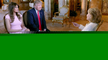 ABC NEWS - 11/17/15 - Barbara Walters talks to businessman and Republican Presidential candidate, Donald Trump, at his home in New York City. The interview will air on all ABC News programs and platforms. (Photo by ABC/ Ida Mae Astute)