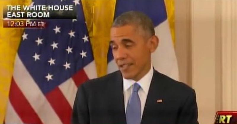 French President Visits White House After Paris Attacks, Obama Talks About Kissing Michelle, His Gray Hair