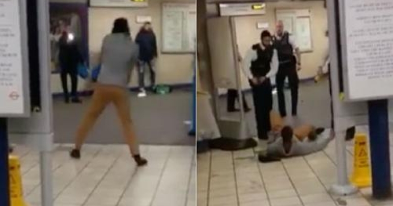 "Terrorist" With Machete In London Subway Slashes Man's Throat Screaming "This Is For Syria"
