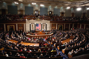 President Barack Obama speaks to a joint session of Congress regarding health care reform (Lawrence Jackson/Wikipedia image)