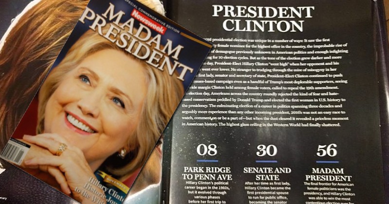 Did Newsweek Already Print a Special "Madam President" Hillary Edition?