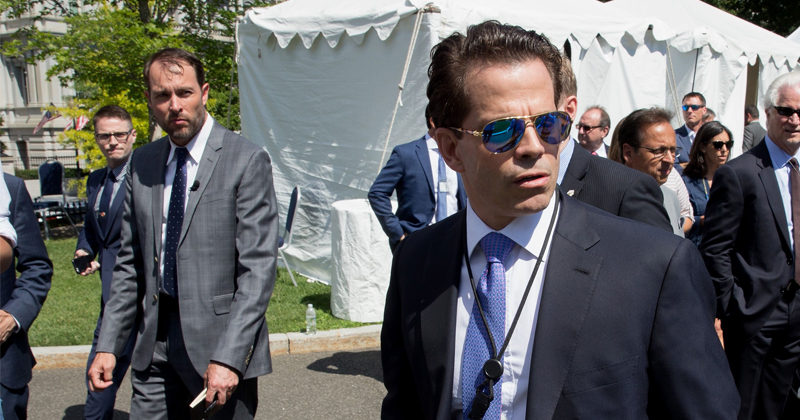 Report: Trump Removes Scaramucci As Comm Director