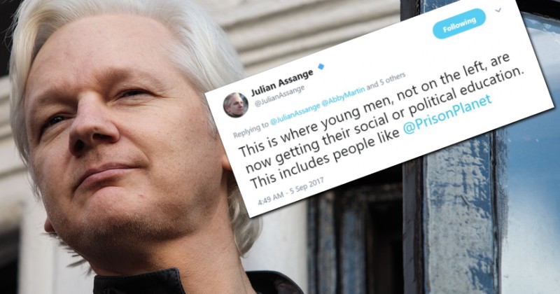 Julian Assange: YouTube Commentators Are Red Pilling a Generation
